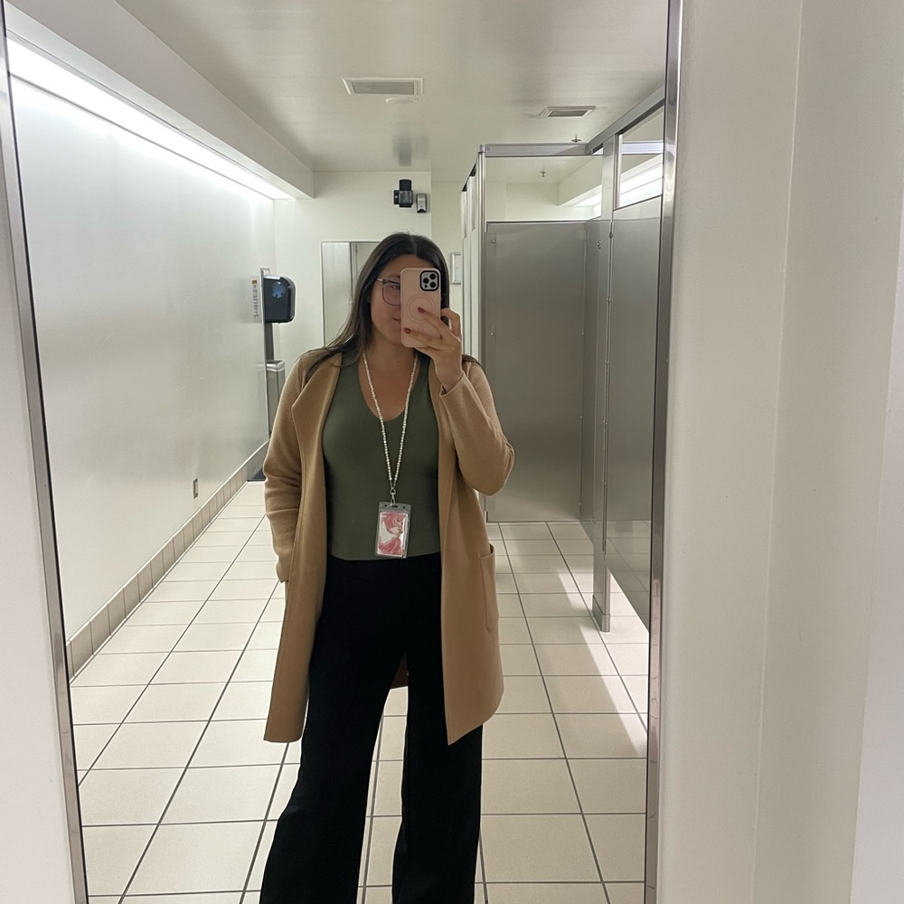 LOFT Black Wide Leg Pants